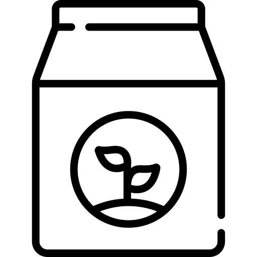 Seed bag organic garden agriculture icon Seed bag organic garden agriculture icon