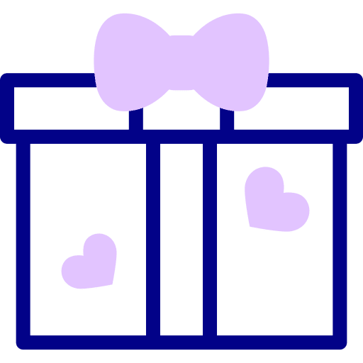 Present birthday and party gift present icon