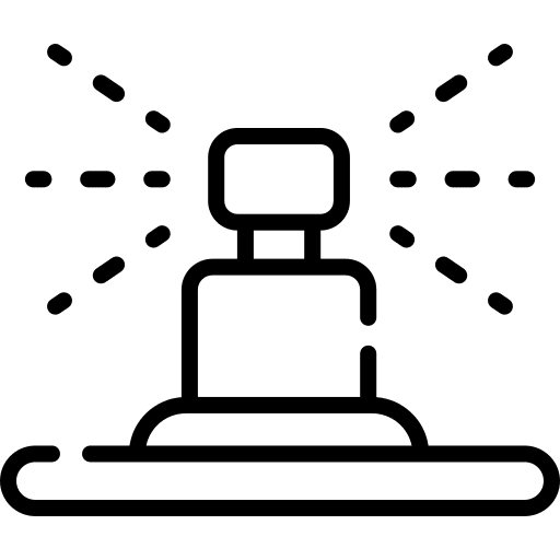 Watering plant water irrigation system icon Watering plant water irrigation system icon