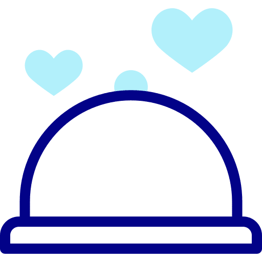 Menu food tray birthday and party wedding icon