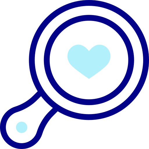 Magnifying glass magnifying glass love wedding icon