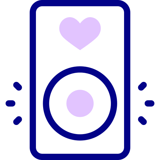 Music box audio box speaker box music box icon