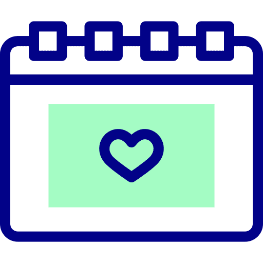 Calendar february time and date calendar icon