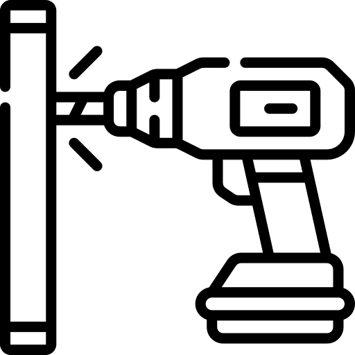 Drill drill construction and tools drill tool icon