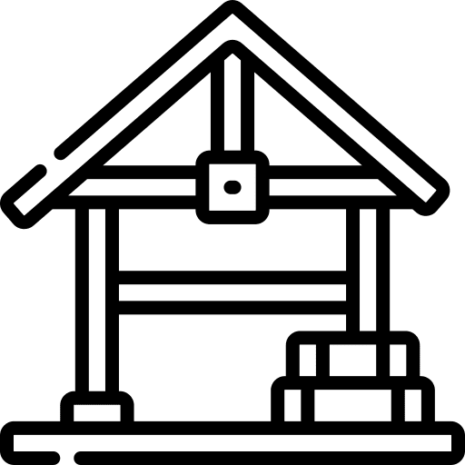Foundation architecture and city architecture construction and tools icon Foundation architecture and city architecture construction and tools icon