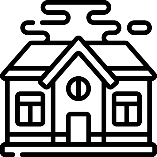 House home building mansion icon House home building mansion icon