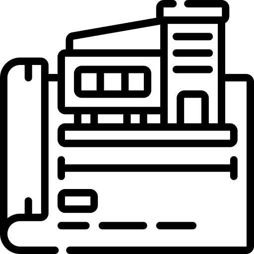 Plan project sketch home icon Plan project sketch home icon