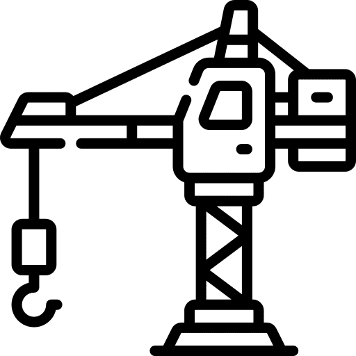 Crane lift construction crane icon Crane lift construction crane icon