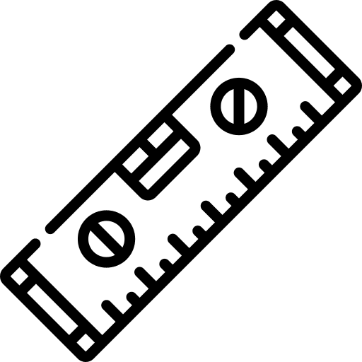 Measurement ruler measuring tool level icon Measurement ruler measuring tool level icon