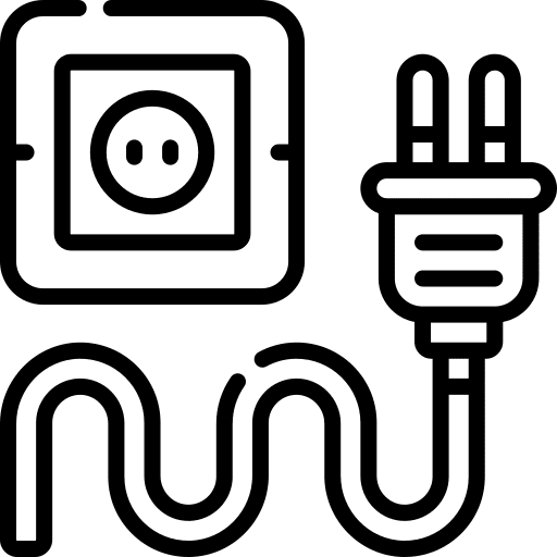 Plug socket smart wireless icon Plug socket smart wireless icon