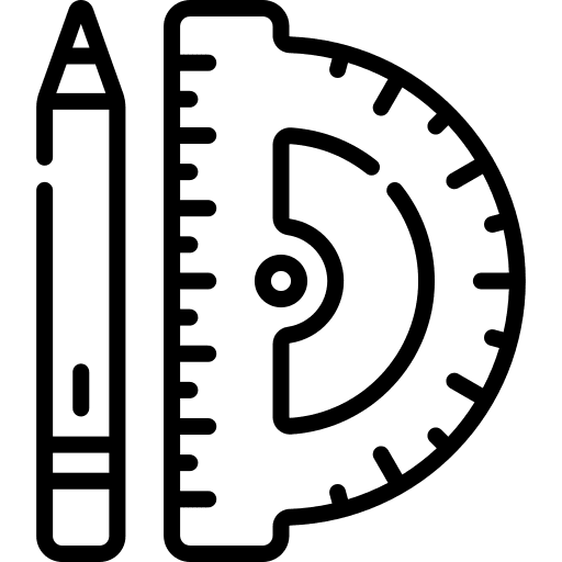 Drawing edit tools geometry art and design icon Drawing edit tools geometry art and design icon