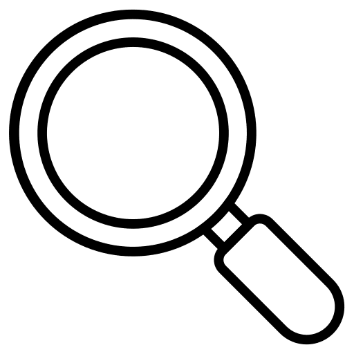 Magnifying glass search zoom magnifying glass icon