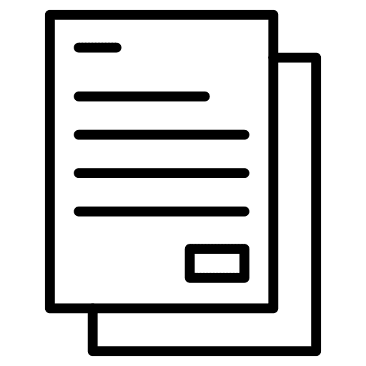 Paper paper files and folders sheet icon