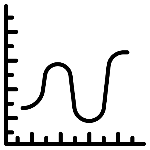 Line graph line graph line graph icon