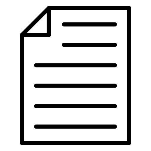 Paper files and folders invoice business and finance icon