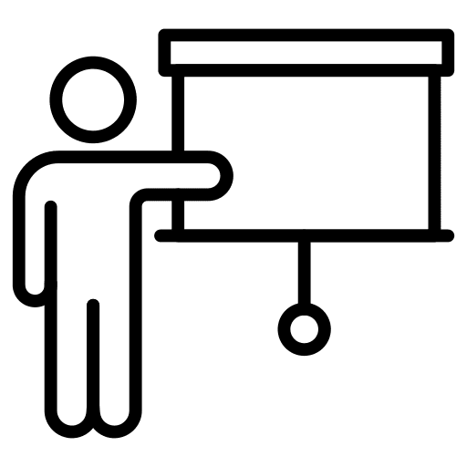 Presentation information chart business and finance icon