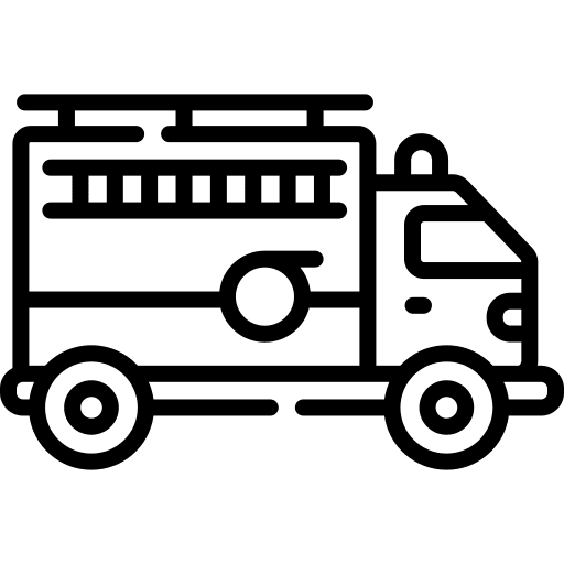 Firefighter car protection automobile security icon Firefighter car protection automobile security icon