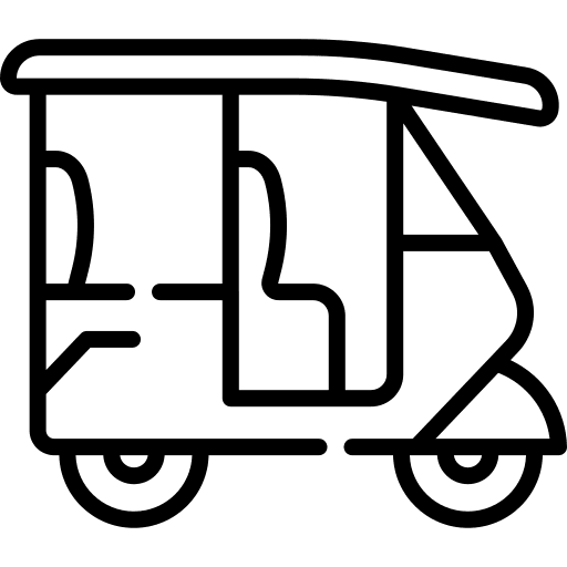 Tuk tuk vehicle cultures three wheeler icon Tuk tuk vehicle cultures three wheeler icon