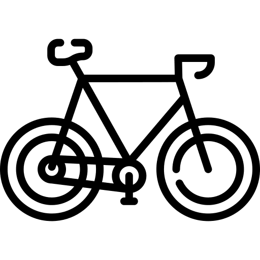 Bicycle vehicle sports and competition bike icon Bicycle vehicle sports and competition bike icon