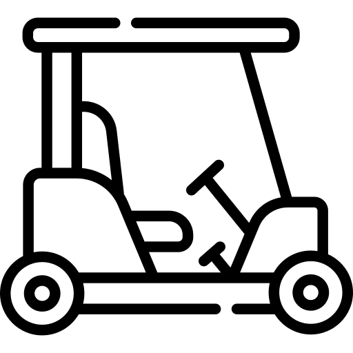 Golf cart car vehicle automobile icon Golf cart car vehicle automobile icon