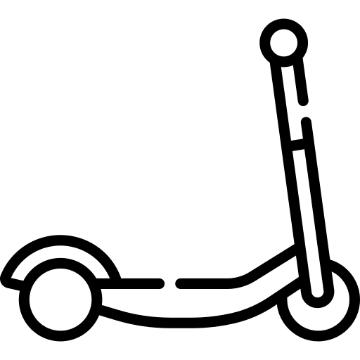 Kick scooter transportation eco kick scooter icon Kick scooter transportation eco kick scooter icon