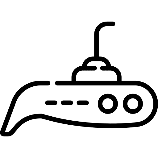 Submarine automobile transportation nautical icon Submarine automobile transportation nautical icon