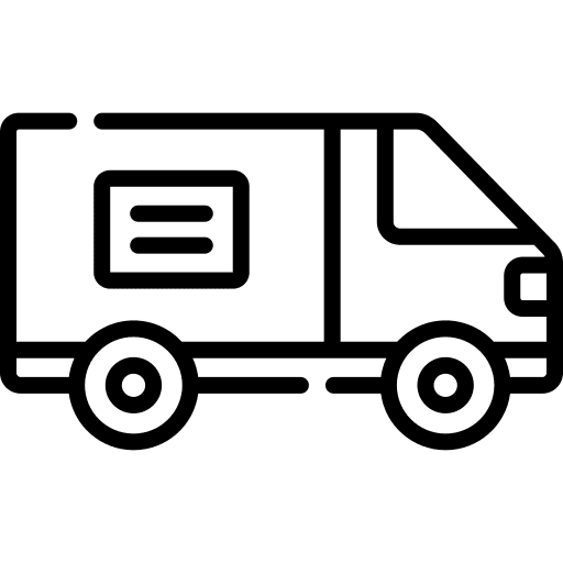 Truck transportation van truck icon Truck transportation van truck icon