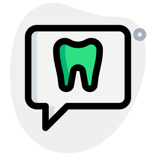 Chat mouth dentistry dental icon