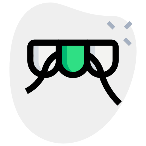 Dental floss teeth dentistry dental floss icon