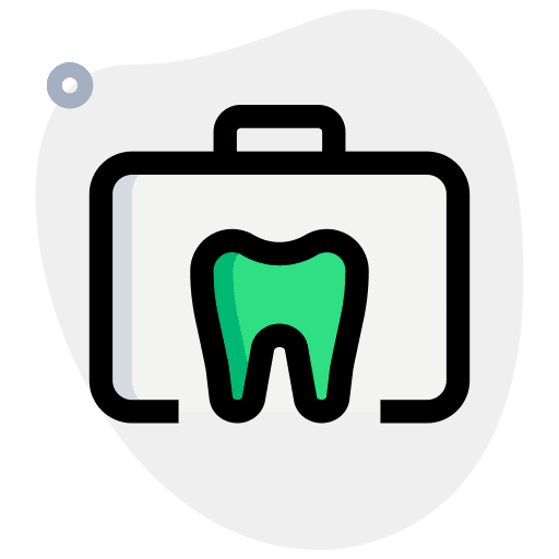 Dental surgery dental care healthcare and medical tooth icon