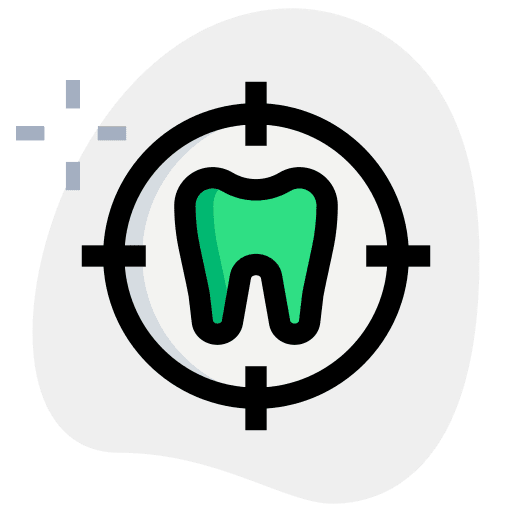 Target medical dentistry target icon