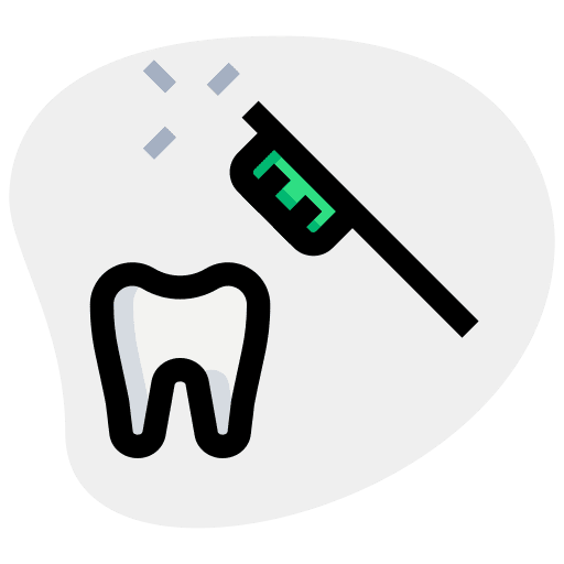 Tooth brush mouth dental care tooth icon