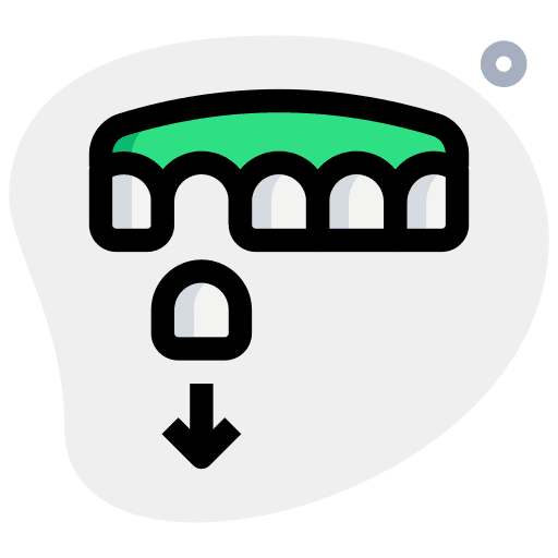 Tooth extraction molar healthcare and medical extraction icon