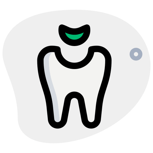 Tooth filling dental healthcare and medical medical icon