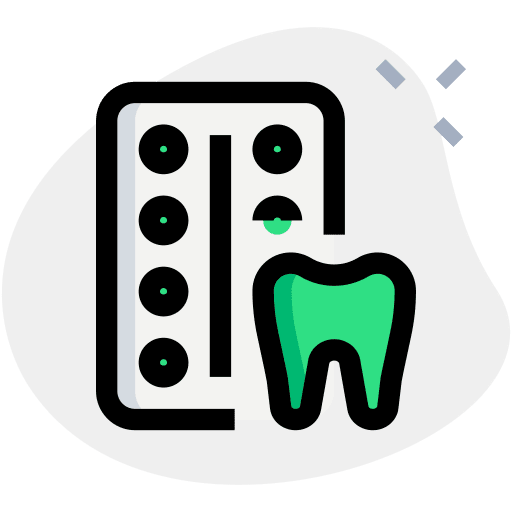 Medicine healthcare and medical dental medicine icon