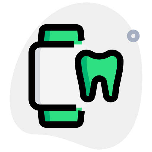 Smartwatch smartwatch mouth dental icon