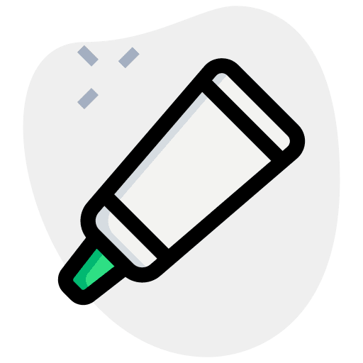 Toothpaste toothpaste toothbrush healthcare and medical icon