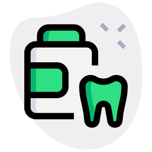 Vitamins tooth dentistry dental care icon