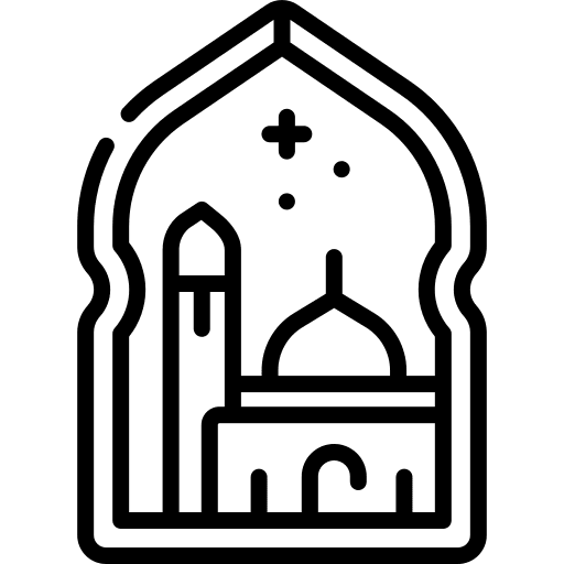 Ramadan mosque muslim pray icon