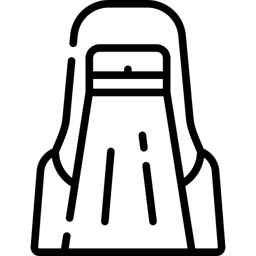 Woman muslim traditional avatar icon