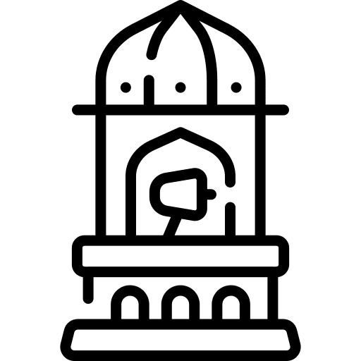 Mosque eid mubarak speaker islam icon