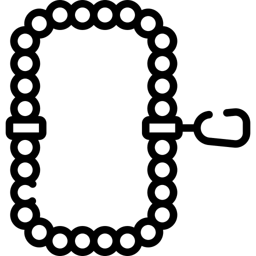 Tasbih beads islamic prayer icon