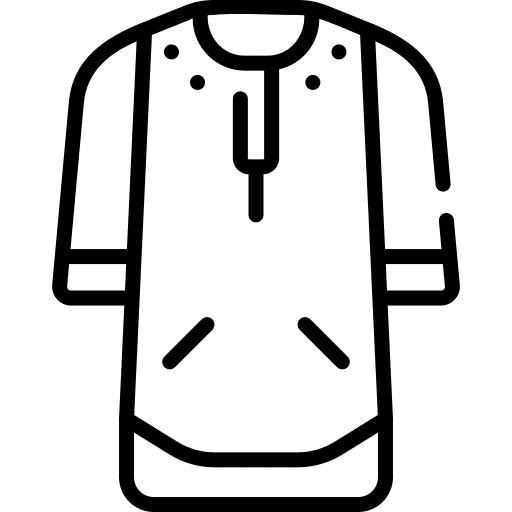 Djellaba morocco djellaba garment icon