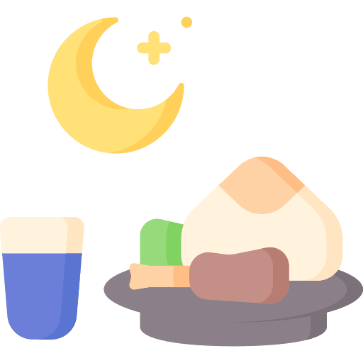 Iftar drink iftar water icon