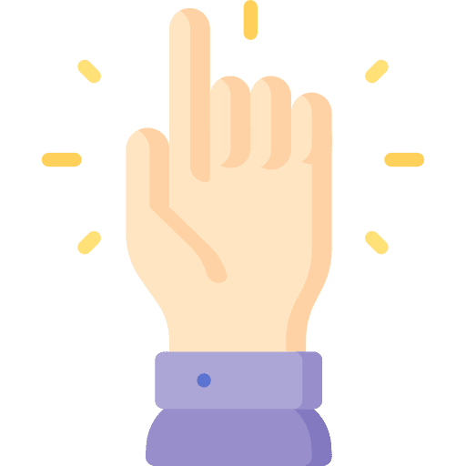 Finger gestures hands and gestures finger icon