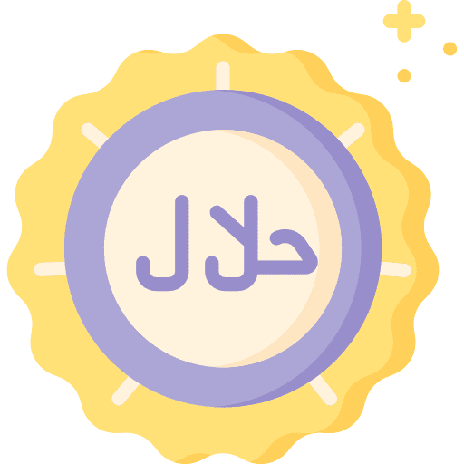 Halal muslim halal religion icon