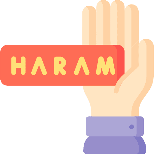 Hand stop sacred hand icon