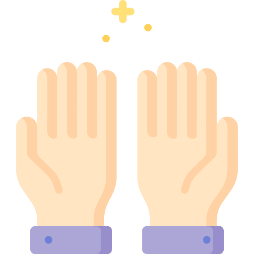 Praying praying belief hands icon