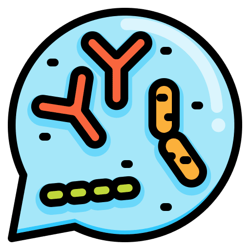 Probiotic medical probiotic education icon