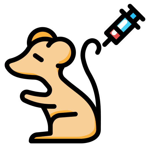 Mouse mouse medical testing icon